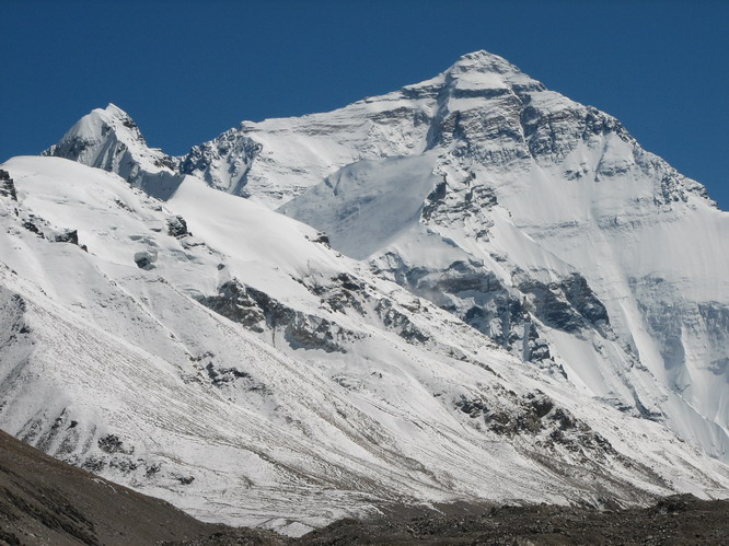 Mt. Everest north face.